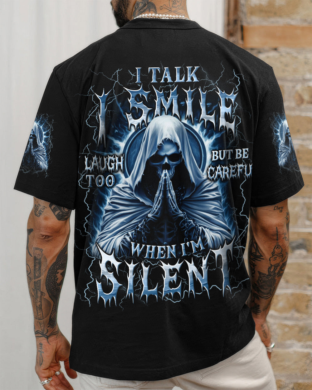 BE CAREFUL WHEN I'M SILENT REAPER ALL OVER PRINT - YHLN0601263