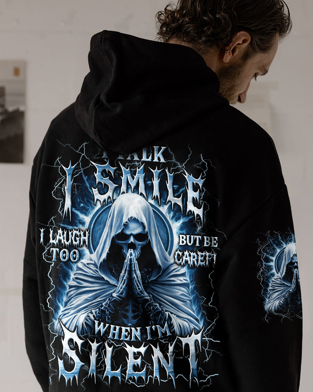 BE CAREFUL WHEN I'M SILENT REAPER ALL OVER PRINT - YHLN0601263