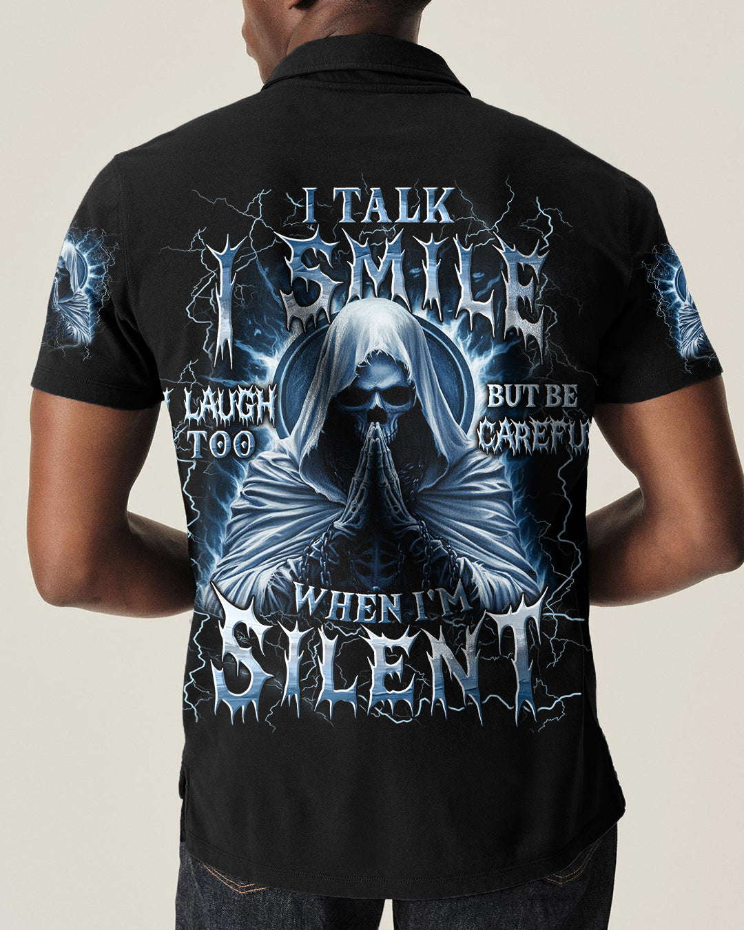 BE CAREFUL WHEN I'M SILENT REAPER ALL OVER PRINT - YHLN0601263