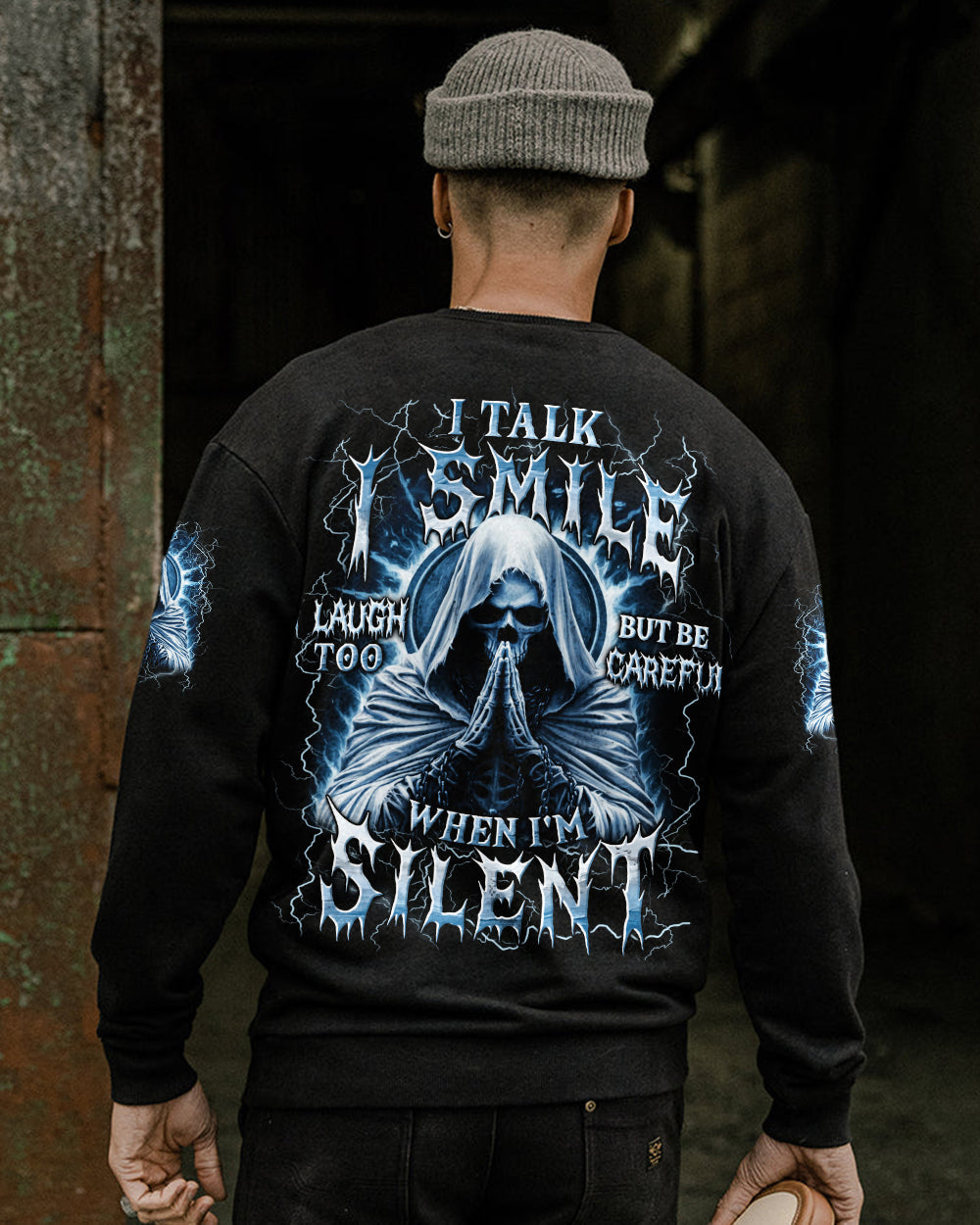 BE CAREFUL WHEN I'M SILENT REAPER ALL OVER PRINT - YHLN0601263