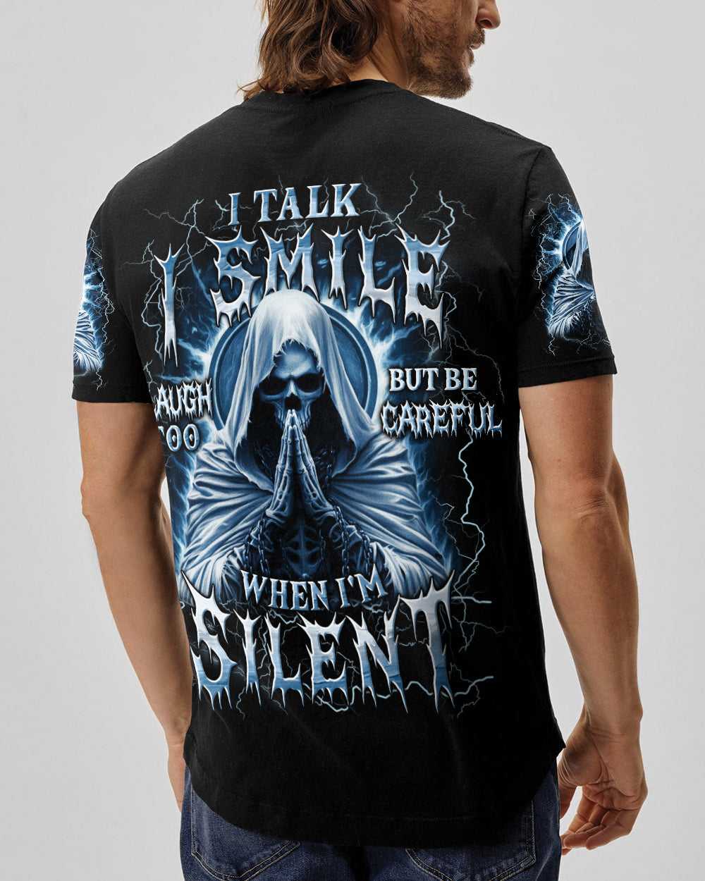 BE CAREFUL WHEN I'M SILENT REAPER ALL OVER PRINT - YHLN0601263