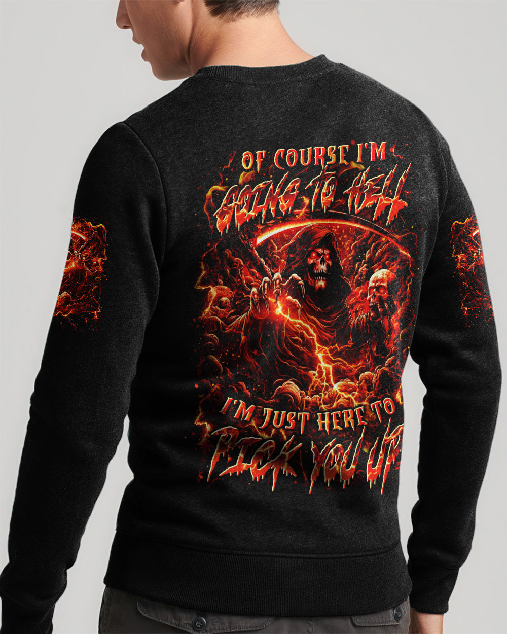 OF COURSE I'M GOING TO HELL REAPER ALL OVER PRINT - YHLN0701263
