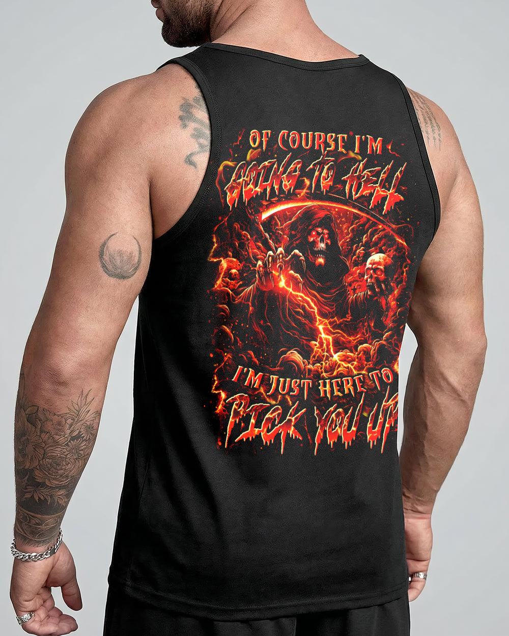 OF COURSE I'M GOING TO HELL REAPER ALL OVER PRINT - YHLN0701263