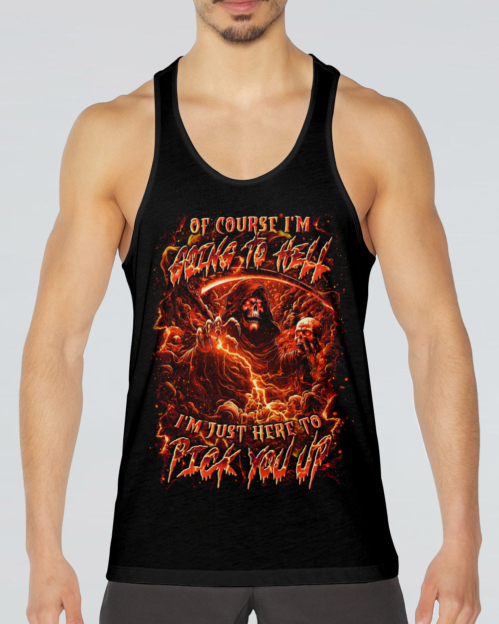 OF COURSE I'M GOING TO HELL REAPER ALL OVER PRINT - YHLN0701263