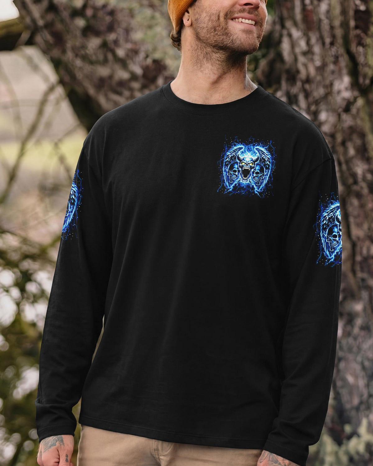 ONE DAY I'M GONNA JUST SAY DEMON SKULL ALL OVER PRINT - YHLN0801261
