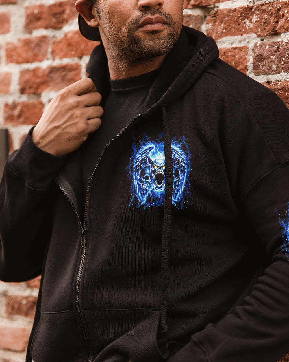 ONE DAY I'M GONNA JUST SAY DEMON SKULL ALL OVER PRINT - YHLN0801261