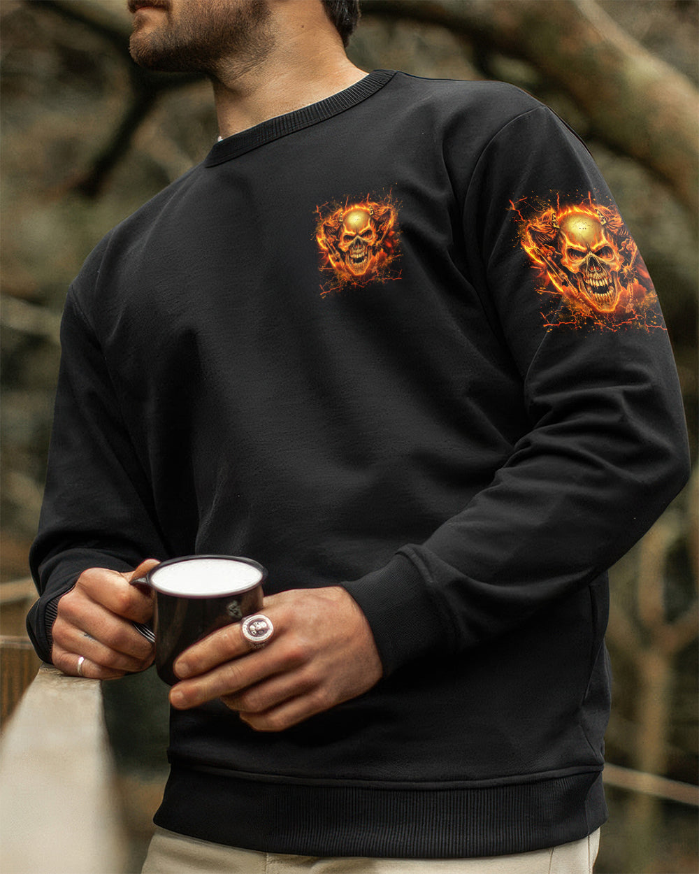 HOW HEARTLESS I CAN BE SKULL ALL OVER PRINT - YHLN1401261