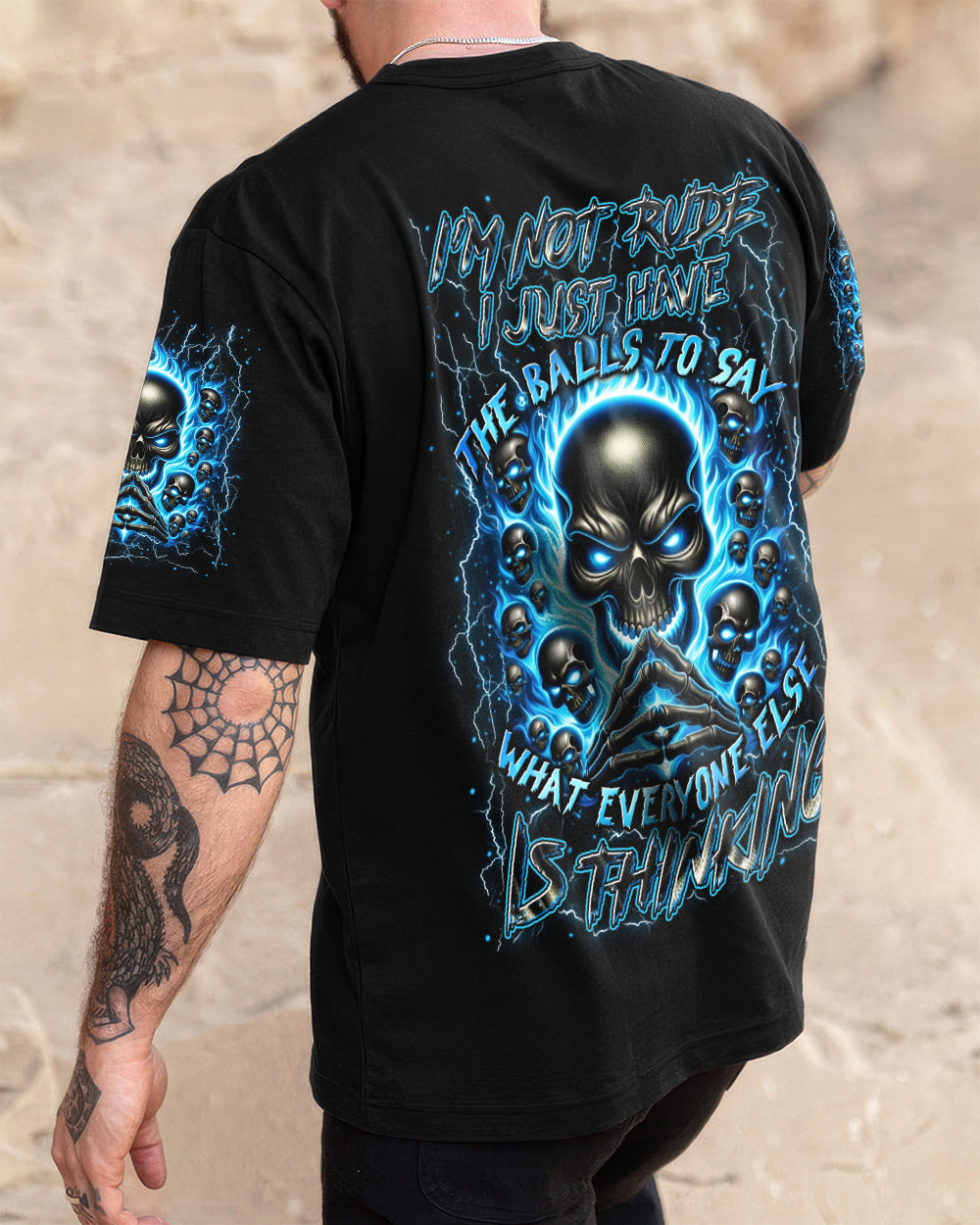 I'M NOT RUDE I JUST HAVE THE BALLS ALL OVER PRINT - YHLN1601261