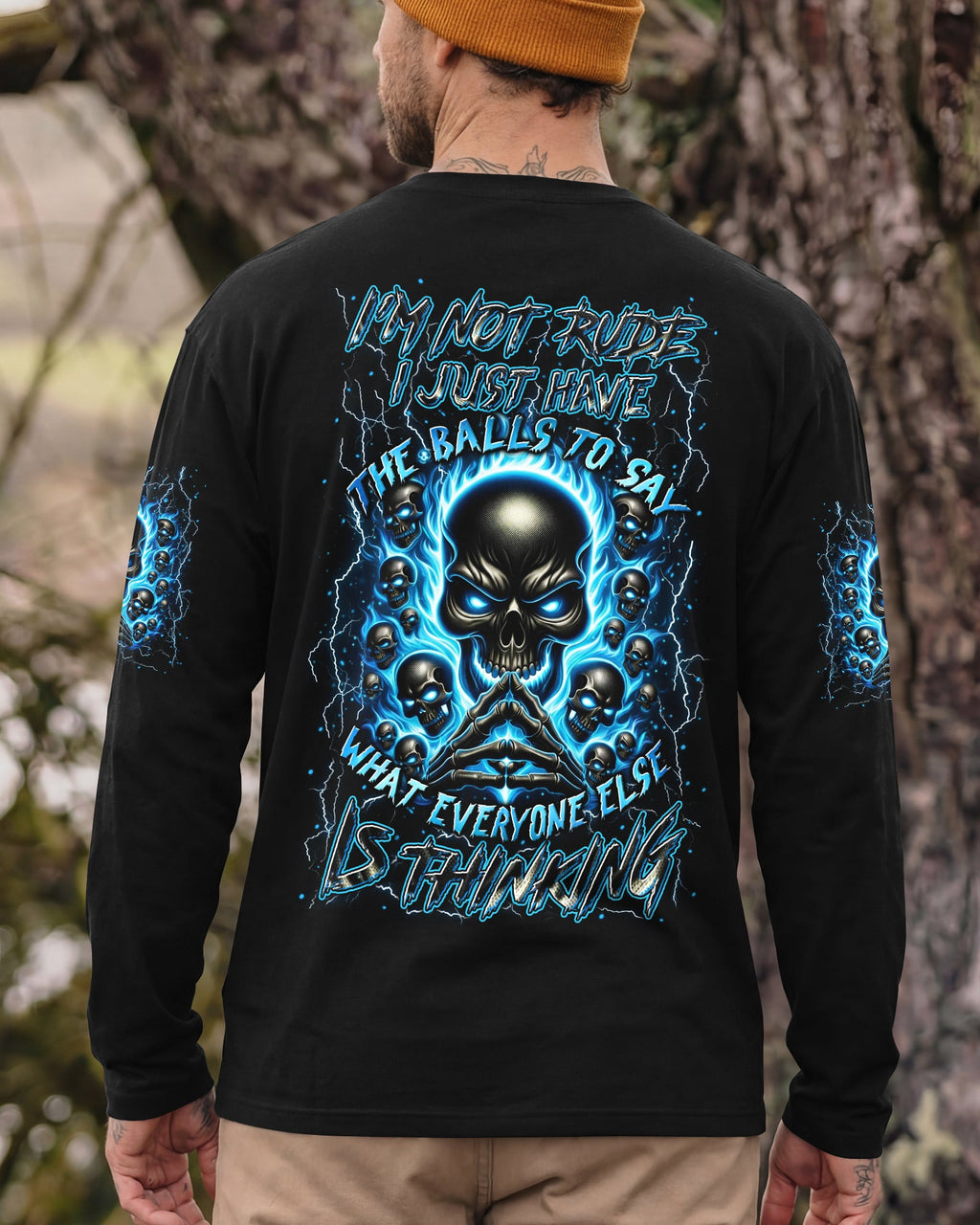 I'M NOT RUDE I JUST HAVE THE BALLS ALL OVER PRINT - YHLN1601261
