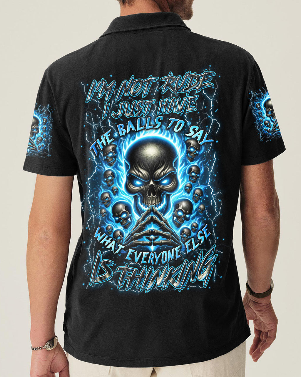 I'M NOT RUDE I JUST HAVE THE BALLS ALL OVER PRINT - YHLN1601261