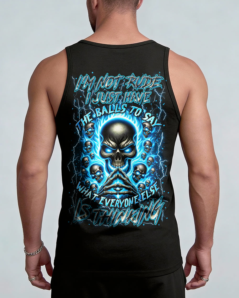 I'M NOT RUDE I JUST HAVE THE BALLS ALL OVER PRINT - YHLN1601261
