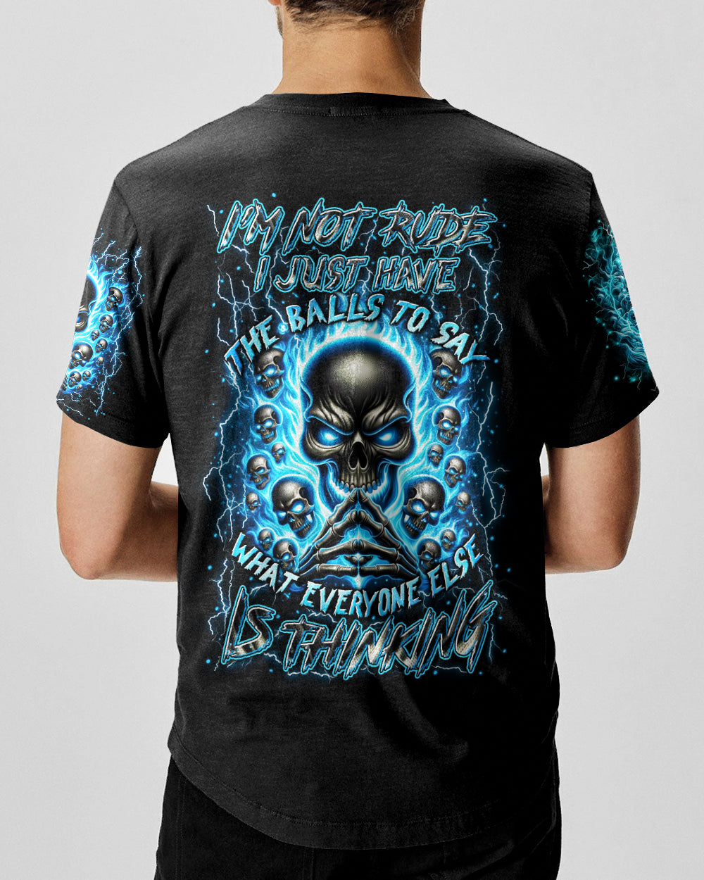 I'M NOT RUDE I JUST HAVE THE BALLS ALL OVER PRINT - YHLN1601261