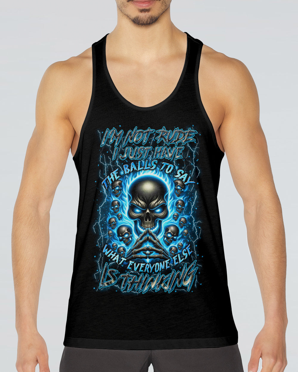 I'M NOT RUDE I JUST HAVE THE BALLS ALL OVER PRINT - YHLN1601261
