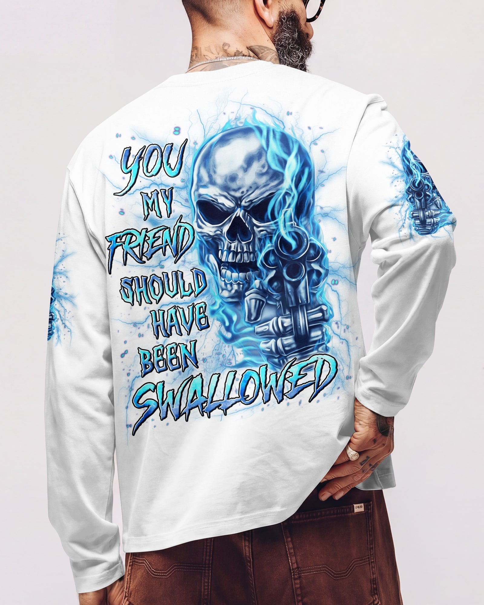 YOU MY FRIEND SHOULD HAVE BEEN SWALLOWED ALL OVER PRINT - YHLN2101261