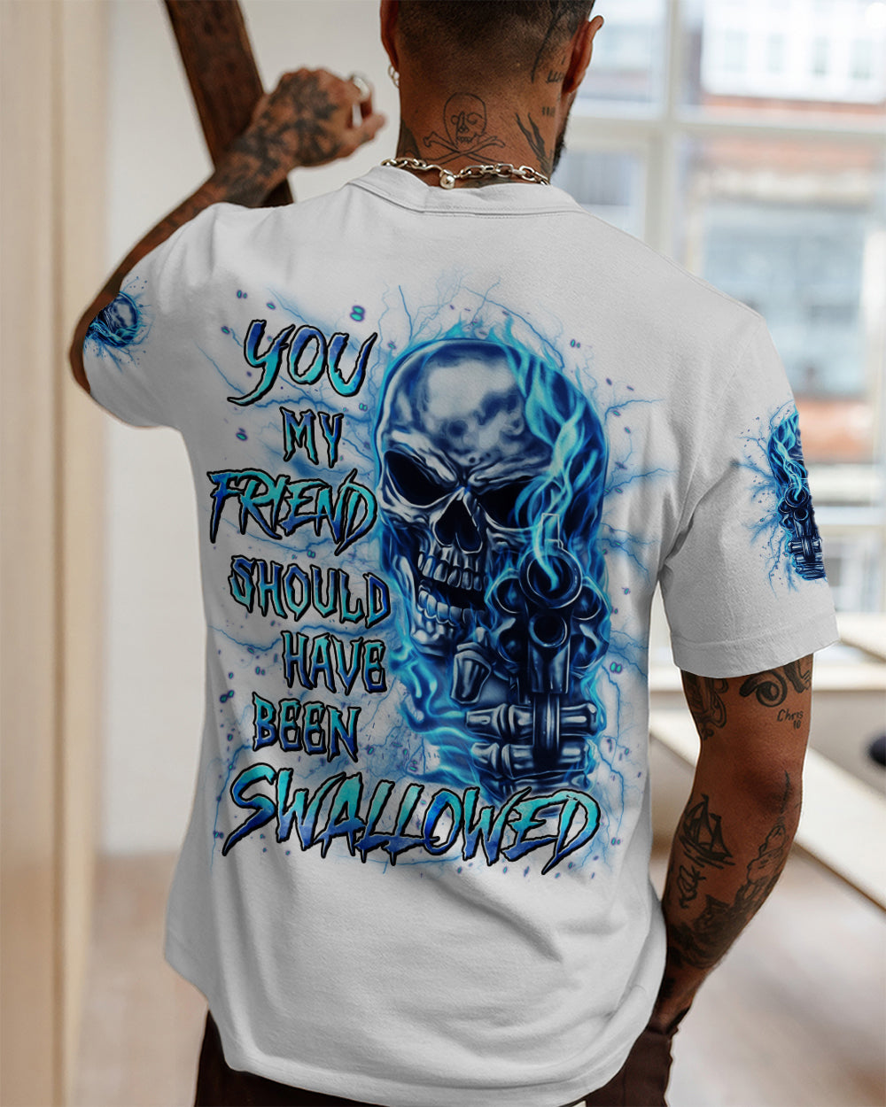 YOU MY FRIEND SHOULD HAVE BEEN SWALLOWED ALL OVER PRINT - YHLN2101261