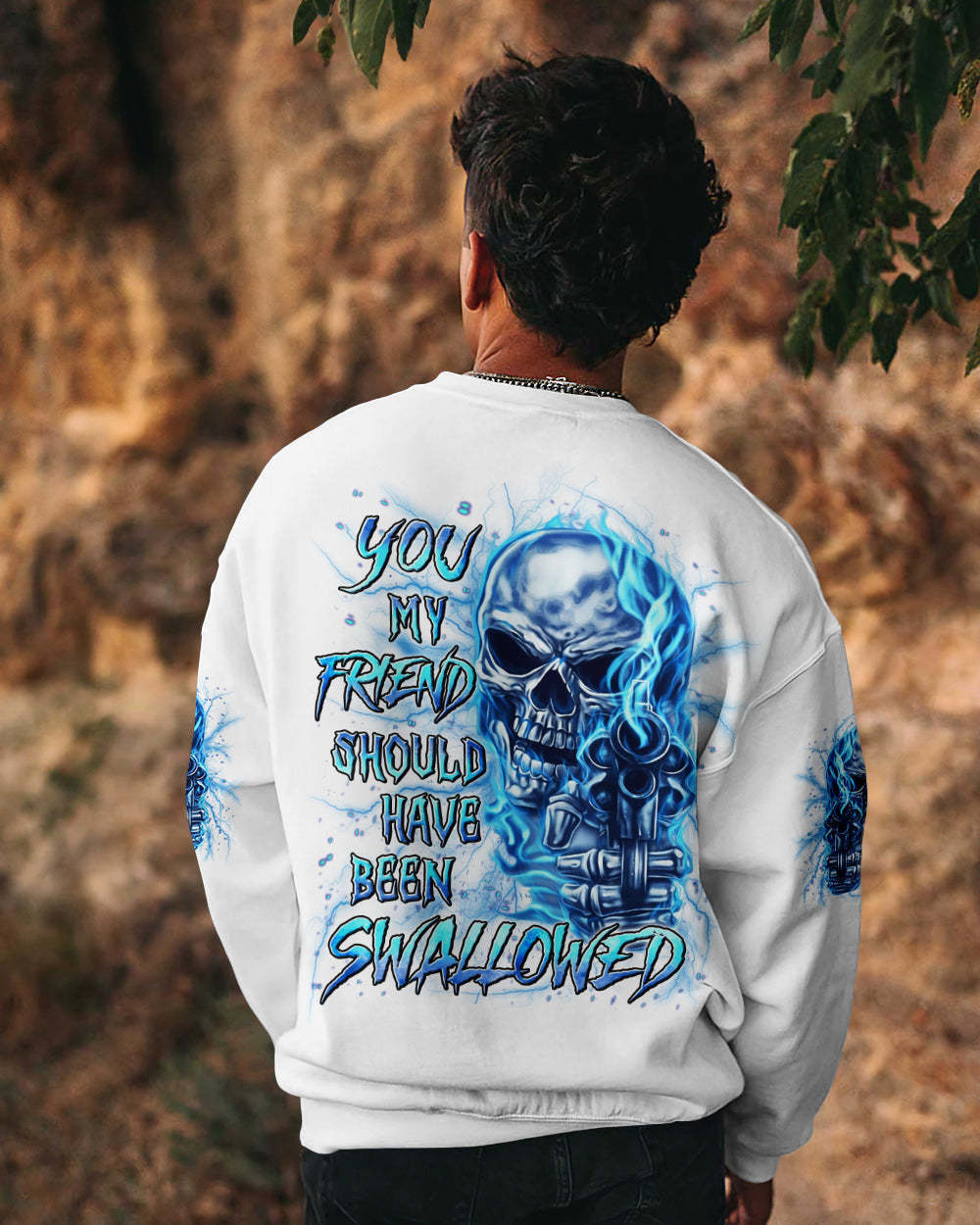 YOU MY FRIEND SHOULD HAVE BEEN SWALLOWED ALL OVER PRINT - YHLN2101261