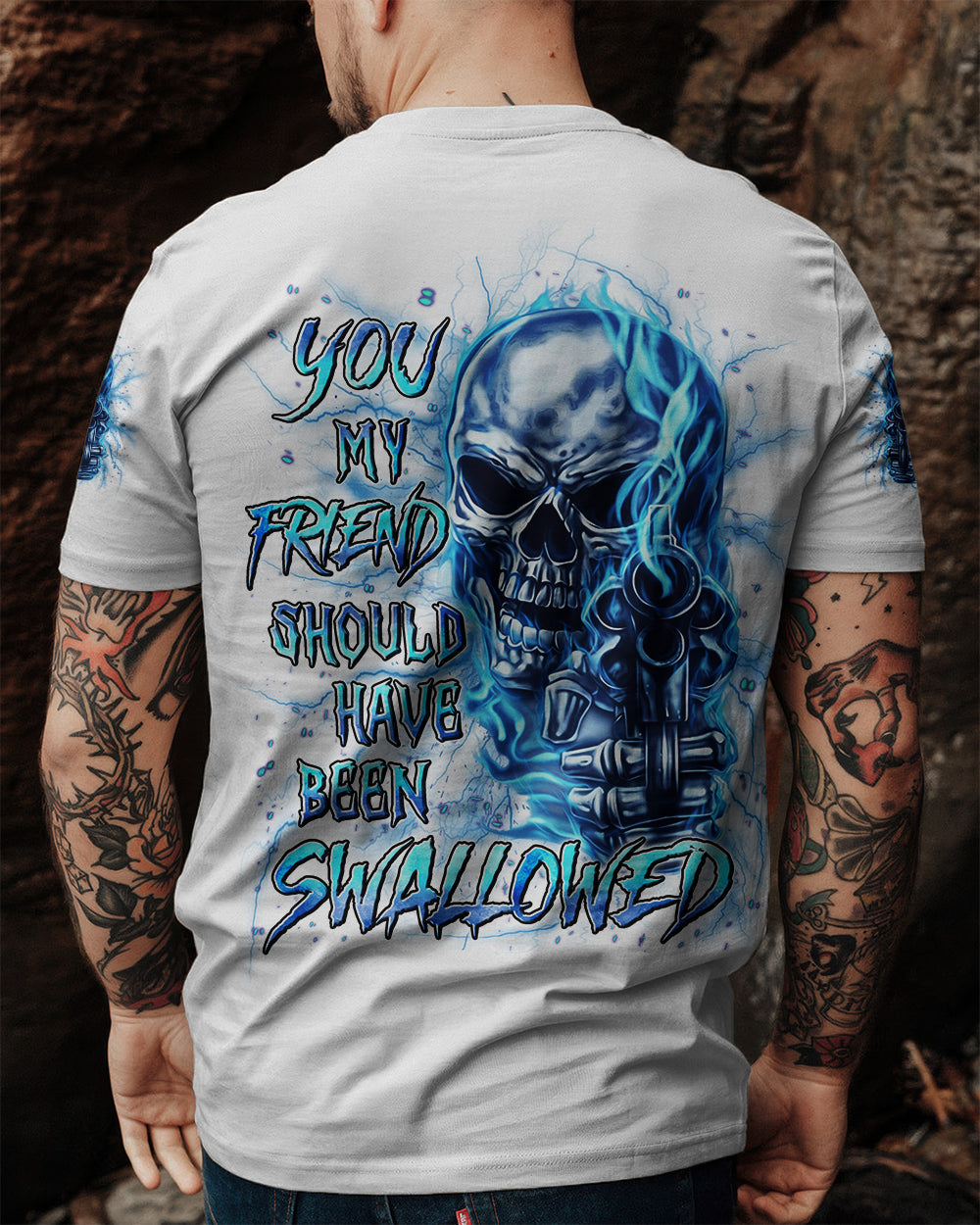 YOU MY FRIEND SHOULD HAVE BEEN SWALLOWED ALL OVER PRINT - YHLN2101261