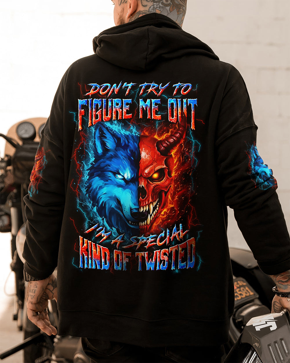 DON'T TRY TO FIGURE ME OUT ALL OVER PRINT - YHLN2701261