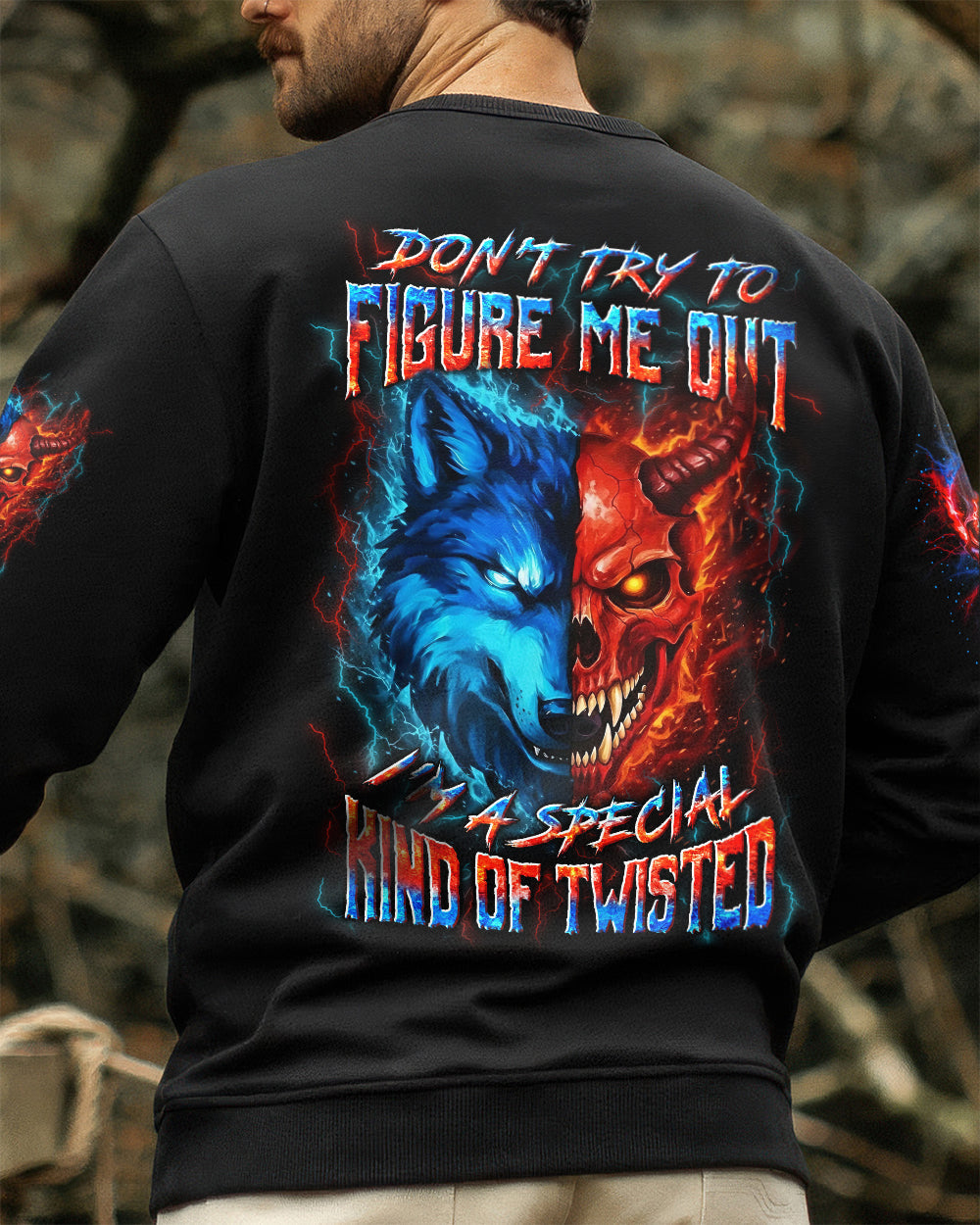 DON'T TRY TO FIGURE ME OUT ALL OVER PRINT - YHLN2701261