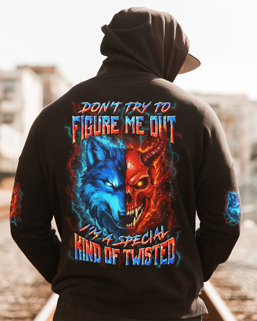 DON'T TRY TO FIGURE ME OUT ALL OVER PRINT - YHLN2701261