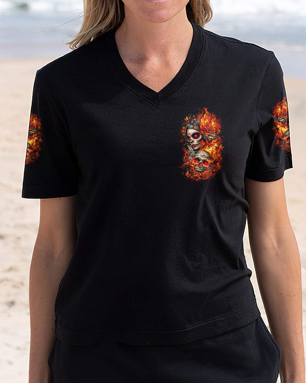 DON'T TRY TO FIGURE ME OUT SKULL ALL OVER PRINT - YHLT1201261