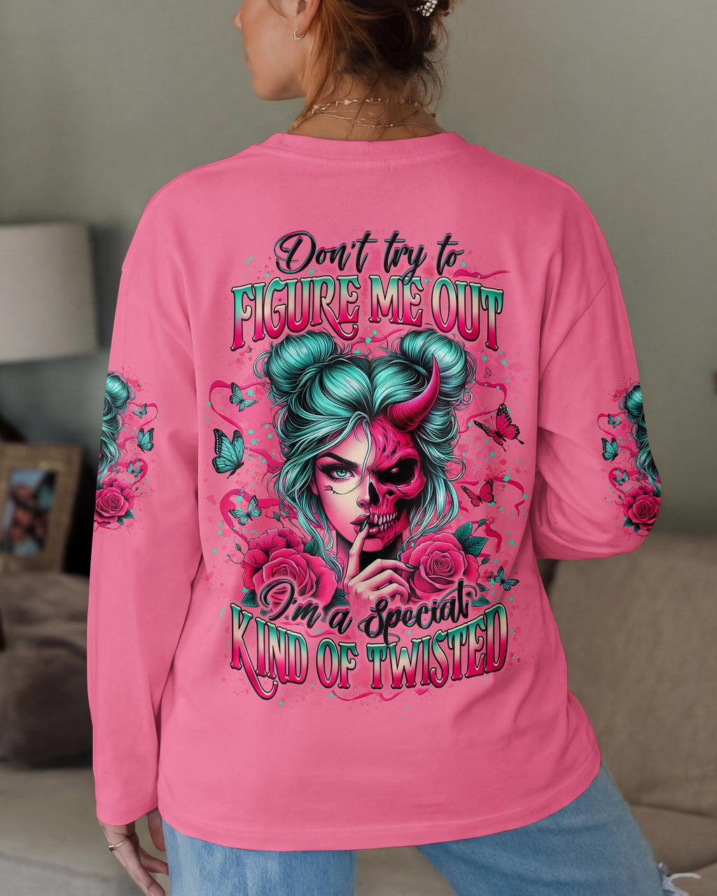 DON'T TRY TO FIGURE ME OUT ALL OVER PRINT - YHLT1601261