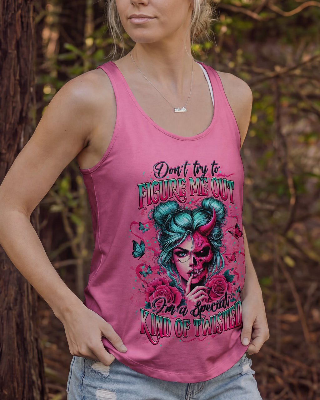 DON'T TRY TO FIGURE ME OUT ALL OVER PRINT - YHLT1601261