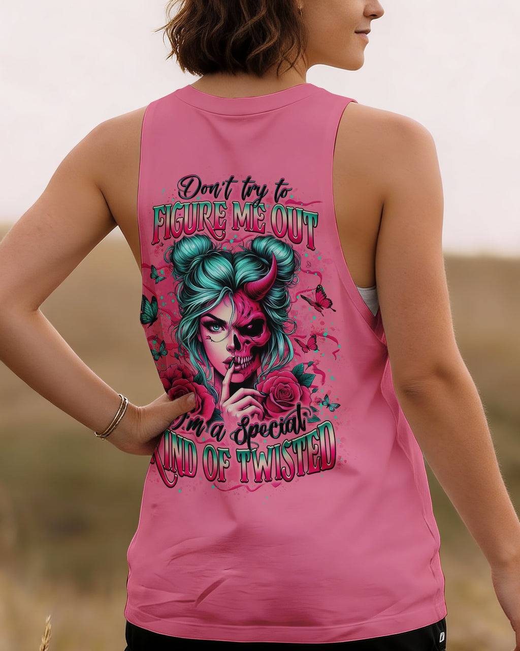 DON'T TRY TO FIGURE ME OUT ALL OVER PRINT - YHLT1601261