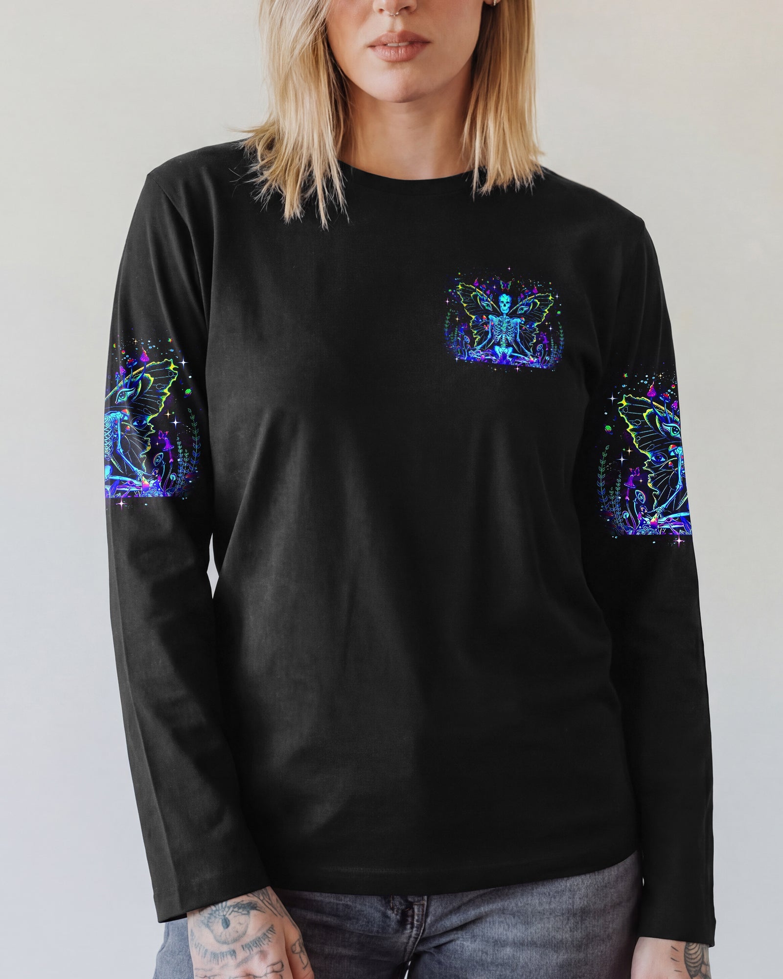 KARMA FAIRY SKULL SKELETON ALL OVER PRINT - YHLT2101262