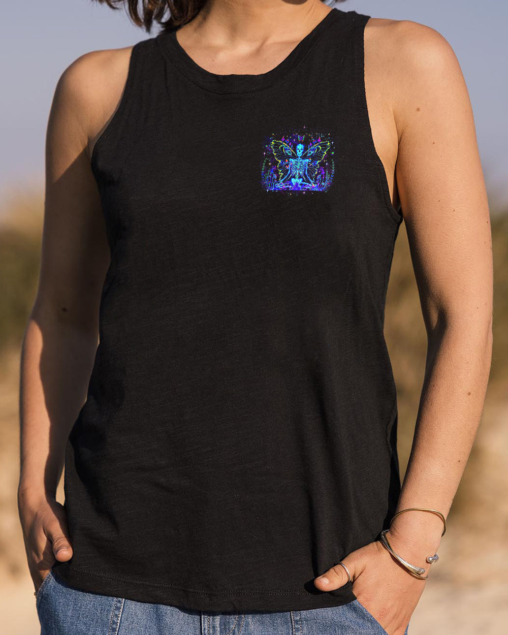 KARMA FAIRY SKULL SKELETON ALL OVER PRINT - YHLT2101262