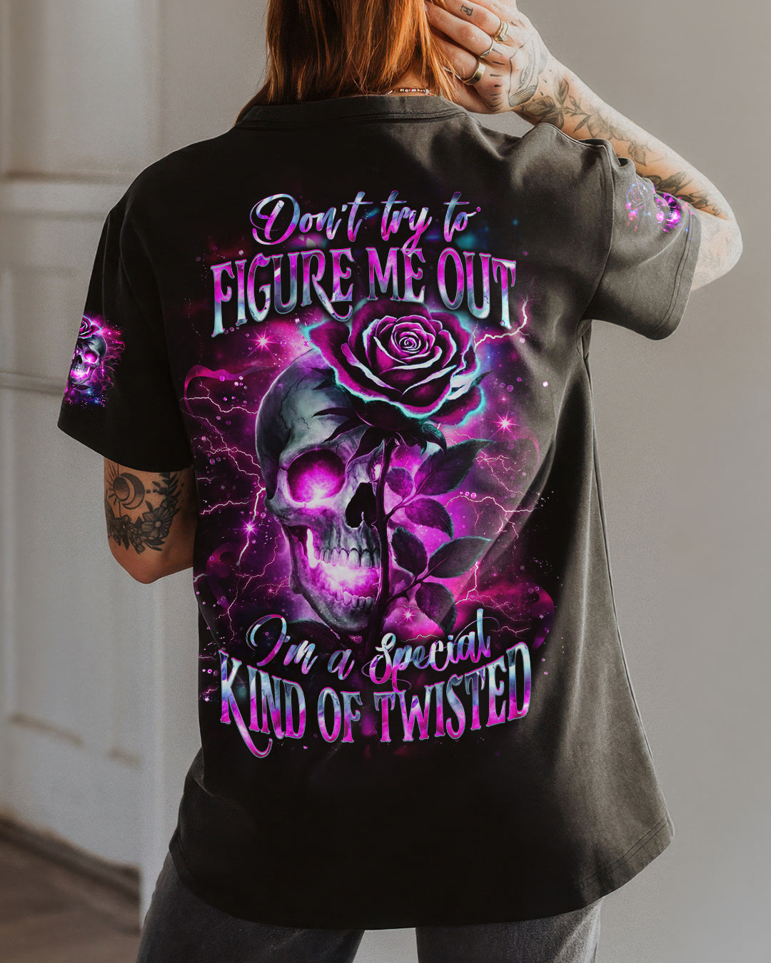 DON'T TRY TO FIGURE ME OUT ALL OVER PRINT - YHLT2601261