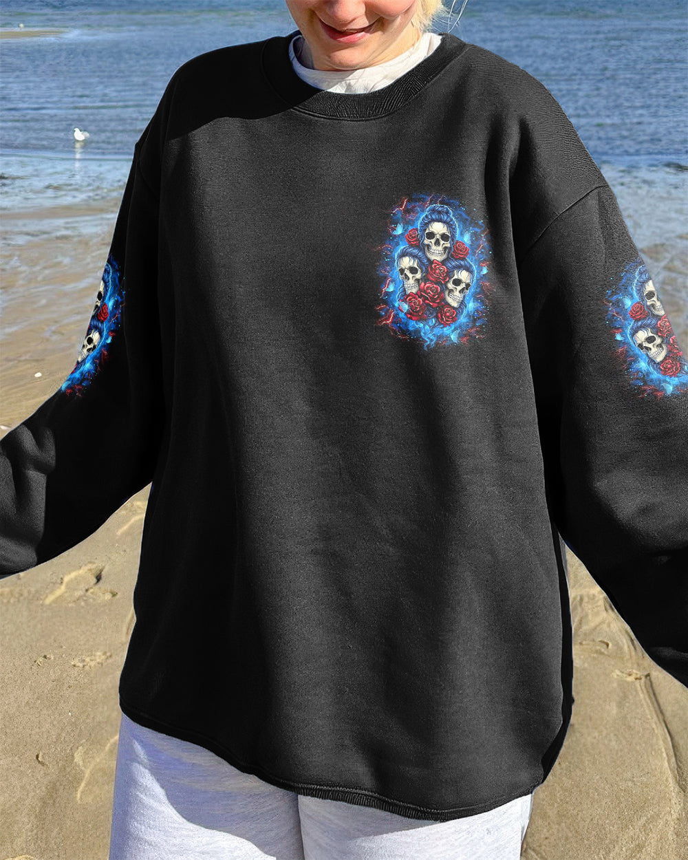 THE GOOD GIRL IN ME SKULL ALL OVER PRINT - YHLT2701261