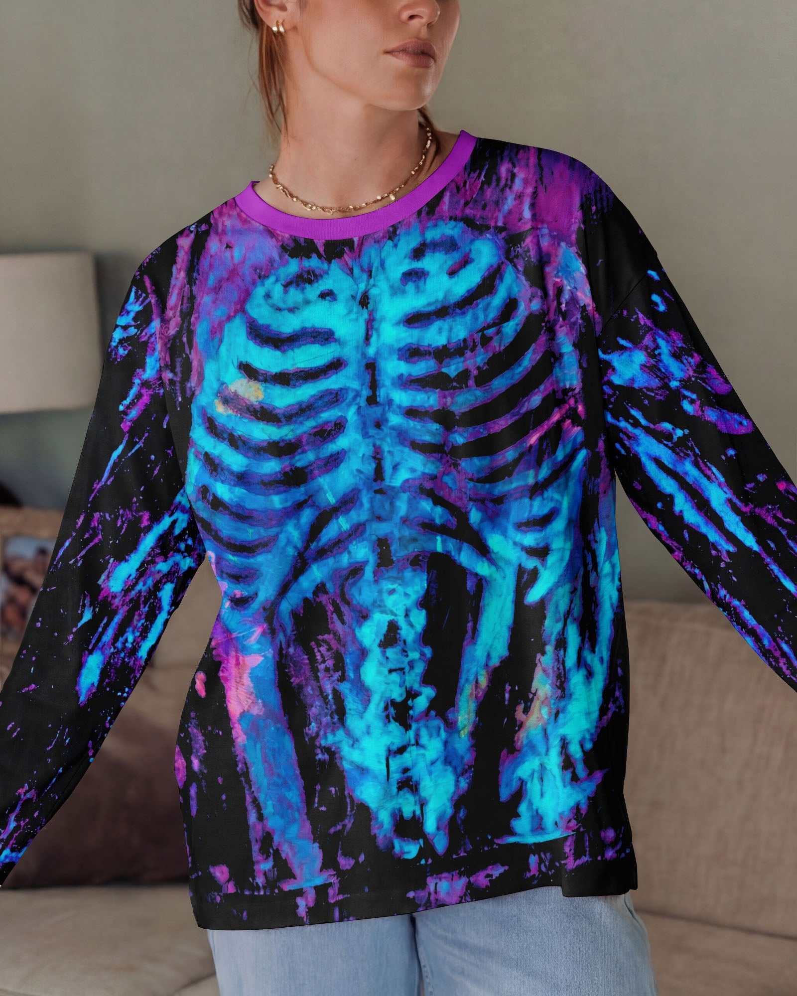 WILD SPIRIT SKELETON ALL OVER PRINT - RI1603261