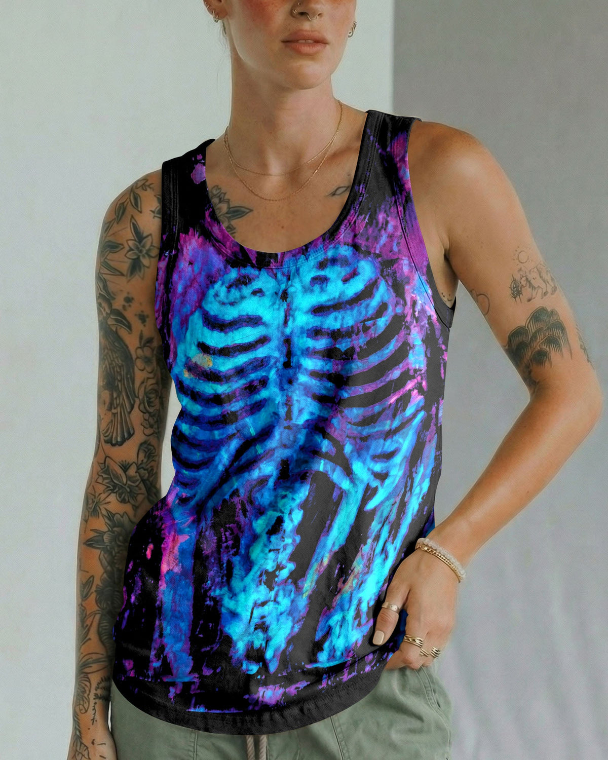 WILD SPIRIT SKELETON ALL OVER PRINT - RI1603261