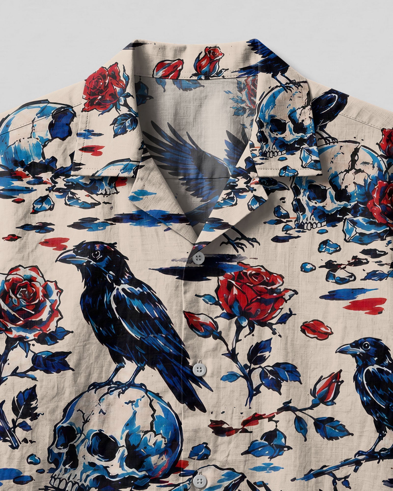 RAVENS AND ROSE CAMP SHIRT  - TLTW3006265